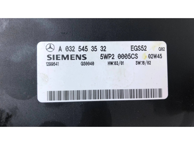 Блок управления коробкой передач A0325453532, 1299641   Mercedes-Benz SL R230