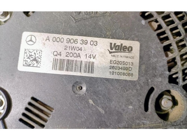 Генератор A0009063903, A0009063903   Mercedes-Benz Vito Viano W447      