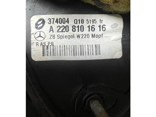 Zpětné zrcátko  Mercedes-Benz S W220 2003  A2208101616, 374004  