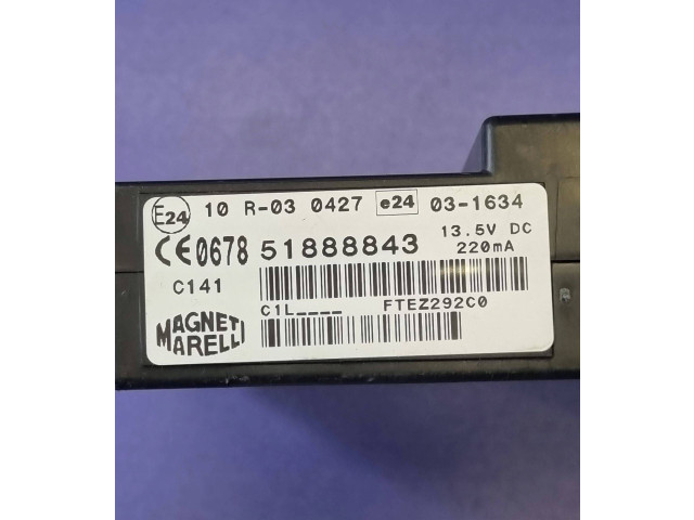 Řídící jednotka 51888843, FTEZ292C0   Fiat Punto Evo 2011