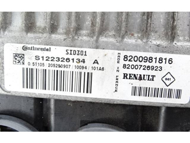 Řídící jednotka 8200726923, S122326134A   Renault Laguna III 2010