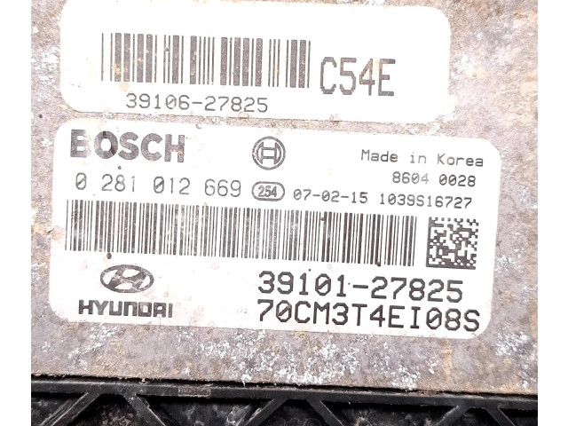 Řídící jednotka 0281012669, 3910127825   Hyundai Santa Fe 2007