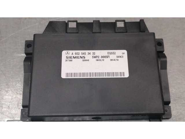 Блок управления коробкой передач A0325453432   Mercedes-Benz E W211