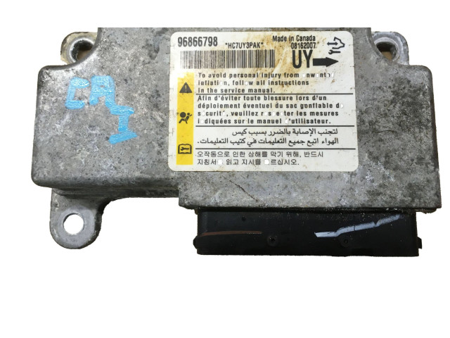 Блок подушек безопасности 96866798, 08162007   Chevrolet Captiva