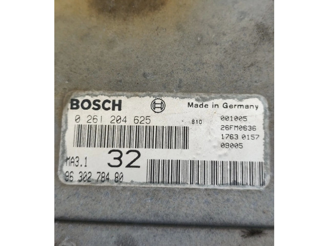 Řídící jednotka 0261204625, 9630278480   Peugeot 106 2001