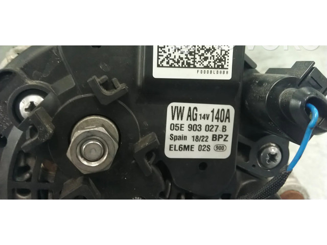 Генератор 05E903027B, 05E903027BX   Volkswagen Taigo      