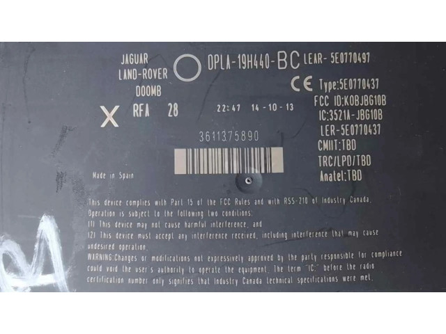 Řídící jednotka DPLA19H440, MODULOELECTRONICO   Land Rover Freelander 2 - LR2 