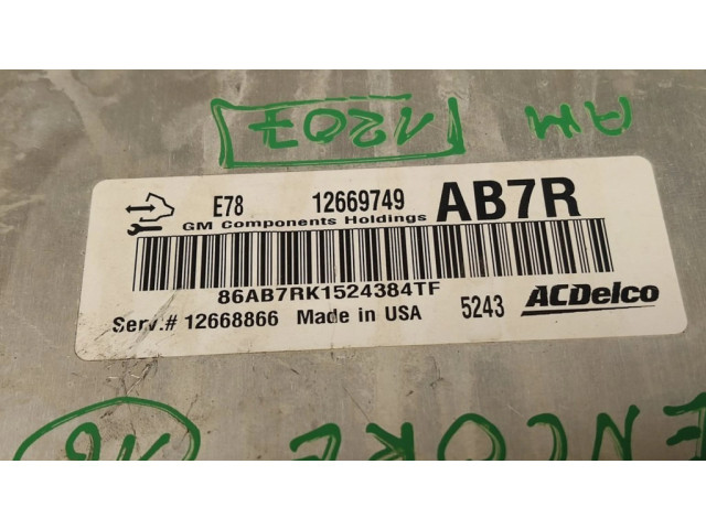 Řídící jednotka 12669749, 12668866   Buick Encore I 2016