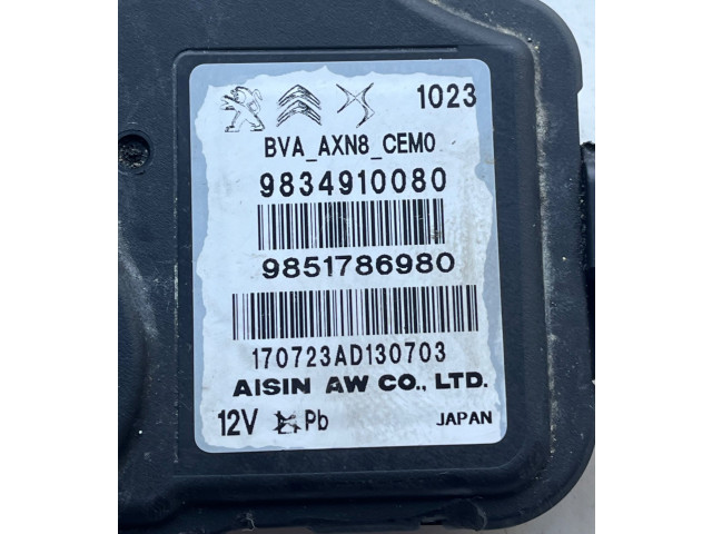 Блок управления коробкой передач 9834910080, 9851786980   Peugeot 3008 III