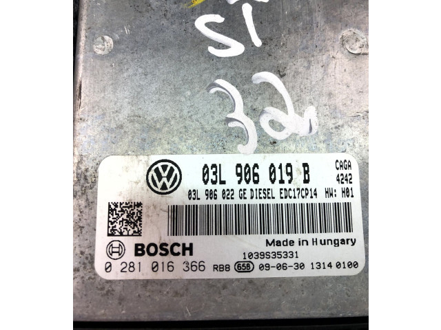 Řídící jednotka 03L906019B   Seat Exeo (3R) 2009