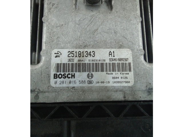 Řídící jednotka 25181343   Chevrolet Captiva 2007