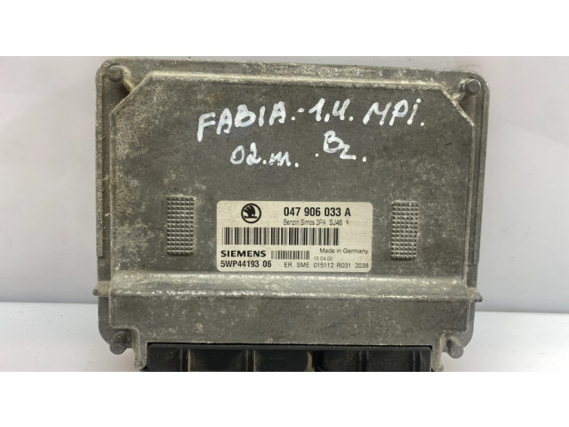 Řídící jednotka 047906033A, 5WP4419306   Skoda Fabia Mk1 (6Y) 2006