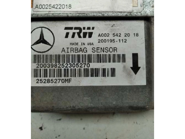 Блок подушек безопасности A0025422018, CENTRALITAAIRBAG   Mercedes-Benz CL C215