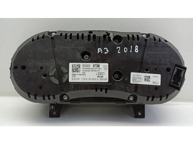 Панель приборов 8V0920873M   Audi A3 S3 8V       