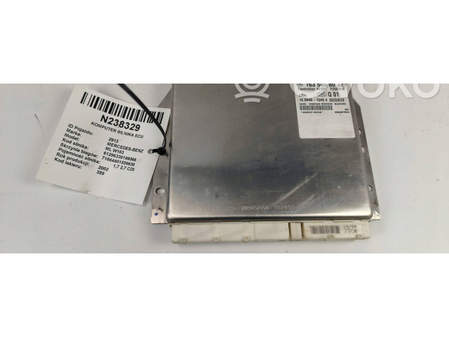 Řídící jednotka 1635458032   Mercedes-Benz ML W163 2002