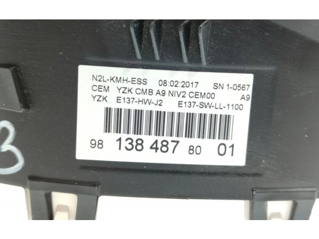 Панель приборов 9813848780   Peugeot 208       