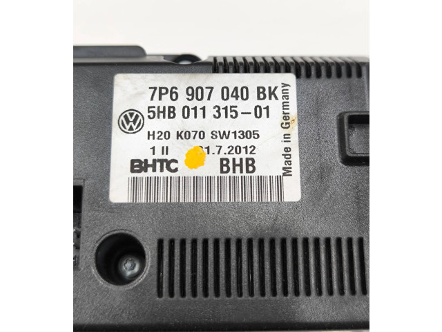 Блок управления климат-контролем 7P6907040BK, 5HB01131501   Volkswagen Touareg II