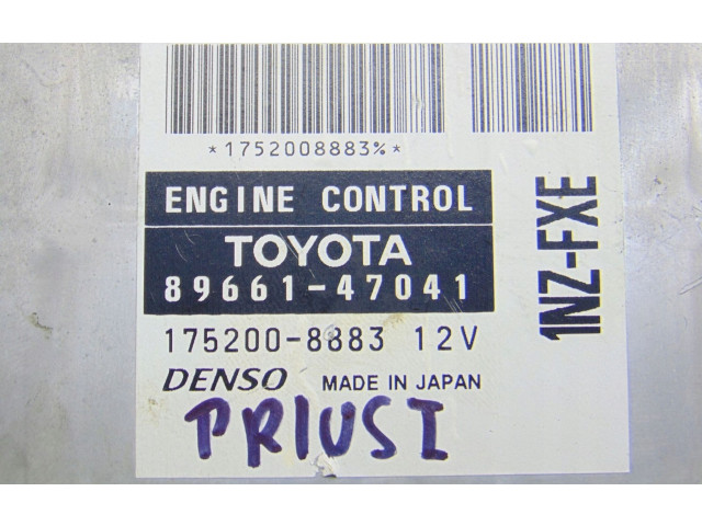 Řídící jednotka 8966147041, 8966147041   Toyota Prius (XW10) 1997
