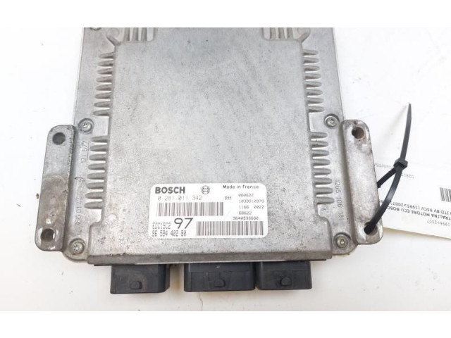 Блок управления двигателя 0281011342, 0281011342   Fiat Scudo