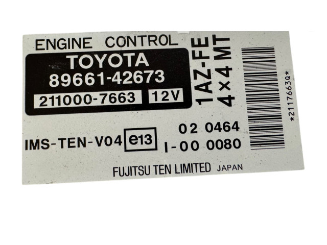 Píst 8966142673, 2110007663   Toyota RAV 4 (XA20)     