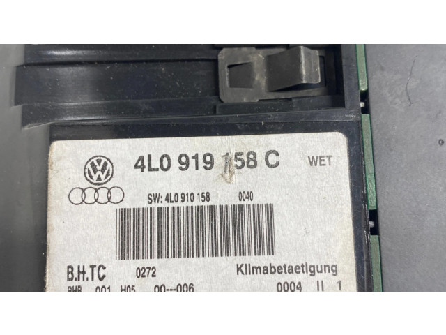 Блок управления климат-контролем 4L0919158C, 4L0910158   Audi Q7 4L