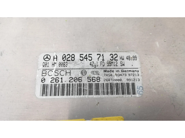 Řídící jednotka A0285457132, 0261206568   Mercedes-Benz E W210 2000