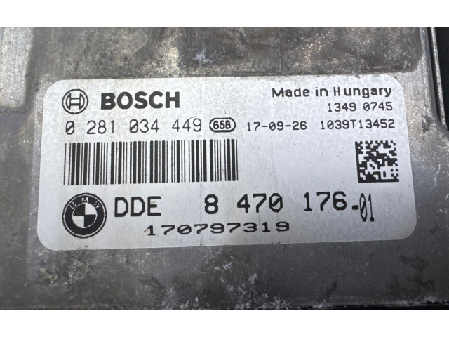 Řídící jednotka 8470176, 0281034449   BMW 2 F46 2017