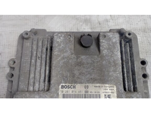 Řídící jednotka 55566278, 0281014451   Opel Astra H 2005