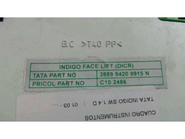 Přístrojová deska  Tata Indigo I 2009 PRICOL  