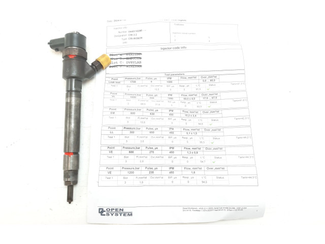 Vstřikovač 0445110298, 307775263710   Volvo S80     