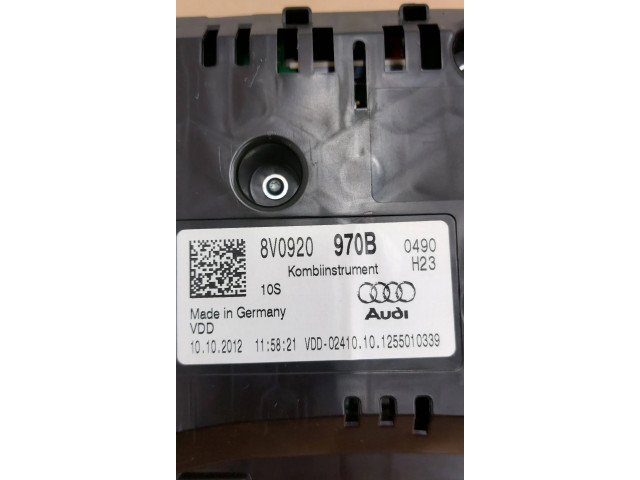 Панель приборов 8V0920970B, 1255010339   Audi A3 S3 8V       