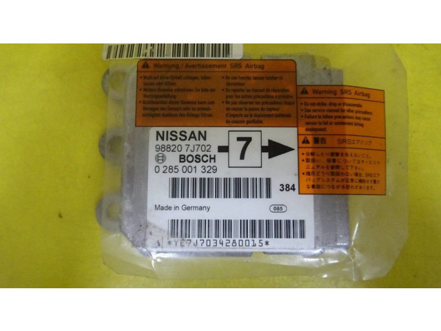 Блок подушек безопасности 0285001329, 988207J702   Nissan Primera