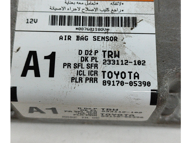Блок подушек безопасности 8917005390, 233112102   Toyota Avensis T270