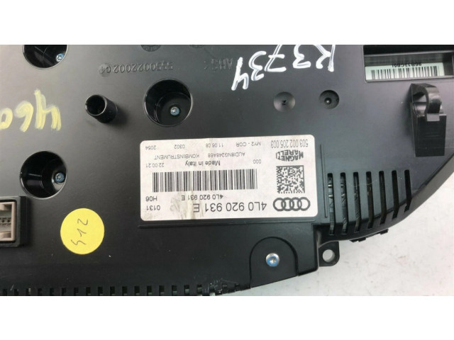 Панель приборов 4L0920931E, K3734   Audi Q7 4L       