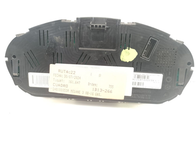 Přístrojová deska  Renault Megane III 2009 A2C53285112, 248100053R  
