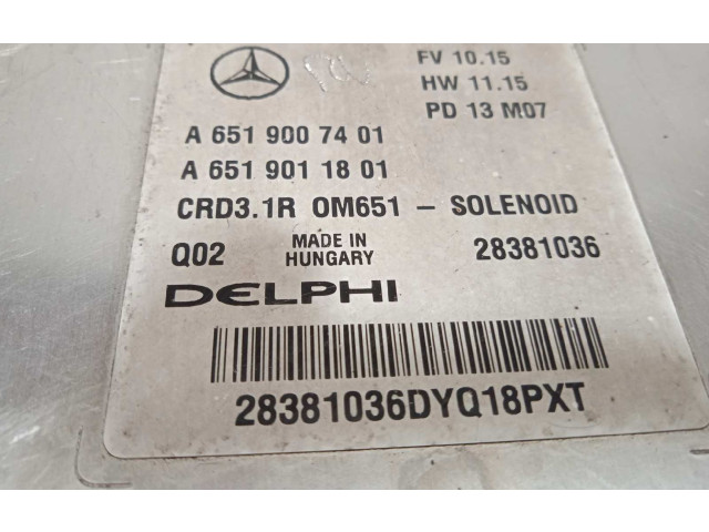 Řídící jednotka A6519007401, 28381036   Mercedes-Benz GLK (X204) 2012