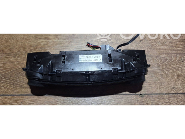 Блок управления климат-контролем 2118300385   Mercedes-Benz E W211
