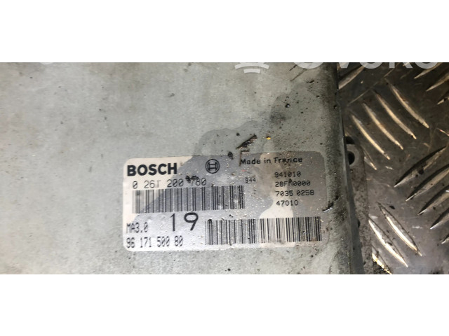 Řídící jednotka 9617150080, 0261200780   Peugeot 106 1994