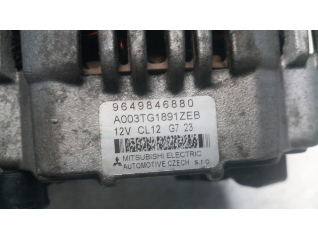 Генератор 9649846880, ALTERNADOR   Citroen Berlingo 1.7     