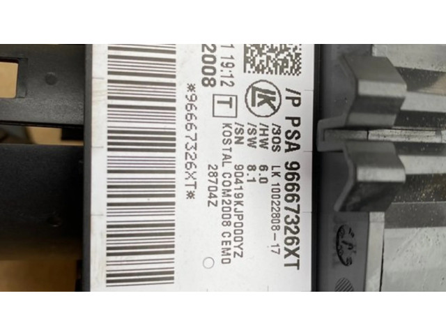 Подрулевой переключатель 96667326XT, 1002280817   Citroen C3