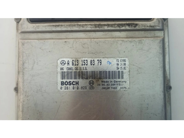 Řídící jednotka A6131530379, 0281010828   Mercedes-Benz E W210 2002