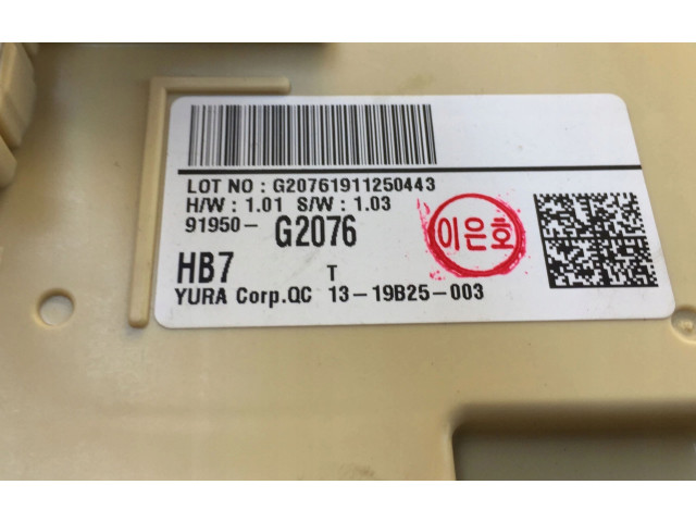  Pojistková skříňka 91950G2076   Hyundai Ioniq 2020