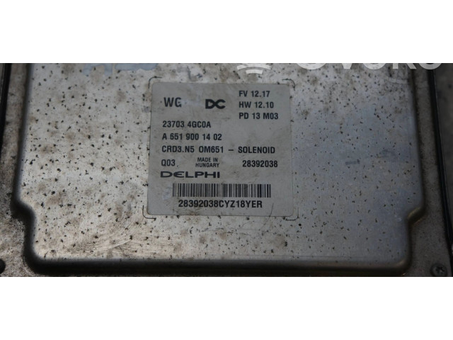 Řídící jednotka a6519001402, 237034GC0A   Infiniti Q50 2015