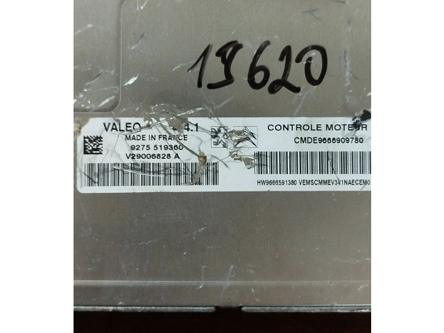 Řídící jednotka 9666909780, 9275519360   Peugeot 207 2007