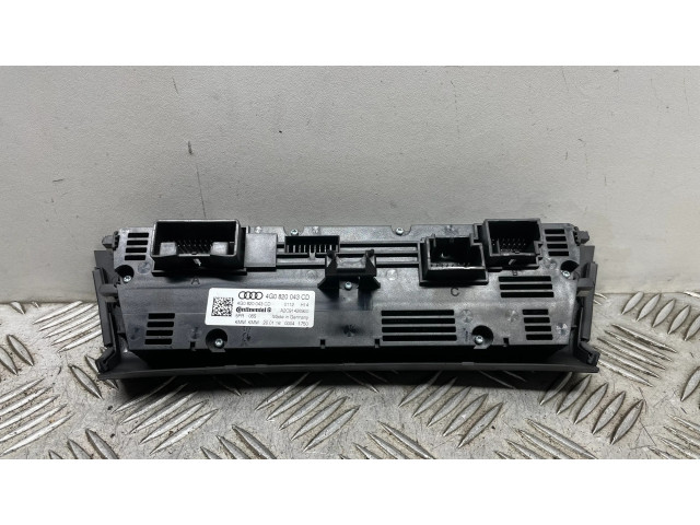 Блок управления климат-контролем 4G0820043CD, A2C91426900   Audi A7 S7 4G