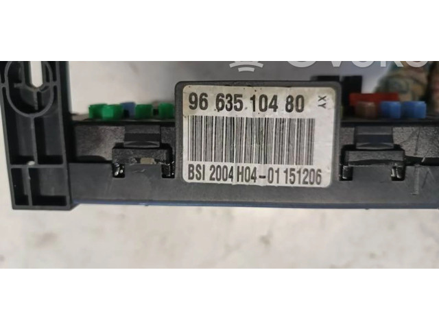 Pojistková skříňka Řídící jednotka BSM 9663510480, BSI2004H04   Peugeot 407 2007