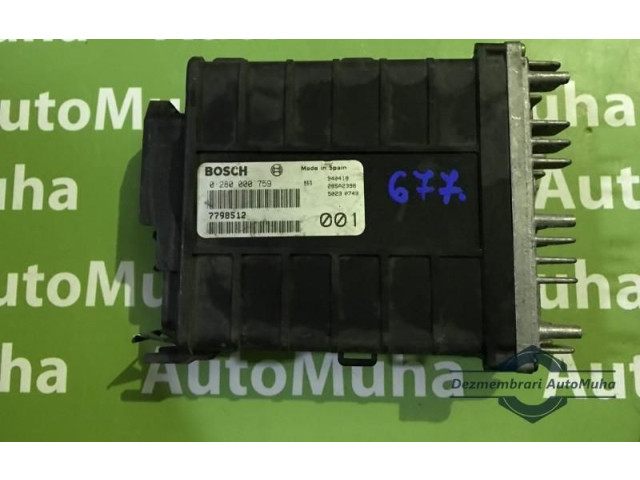 Řídící jednotka 001, 0280000759   Fiat Uno 1984