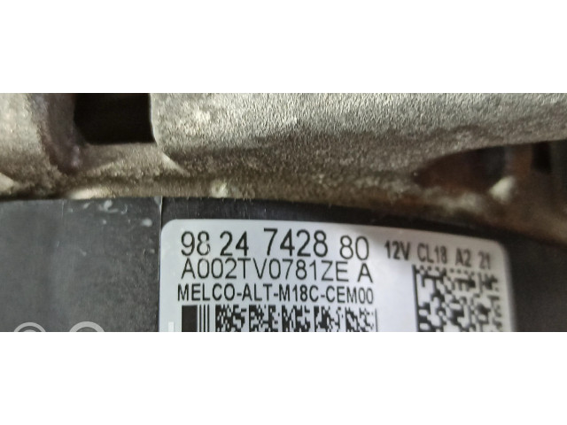 Генератор A002TV0781ZEA, 9824742880   Citroen Berlingo      