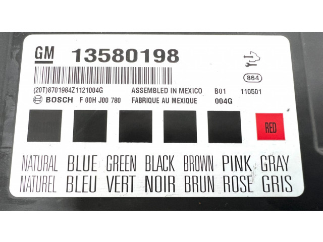 Блок комфорта 13580198, F00HJ00780   Chevrolet Volt I   