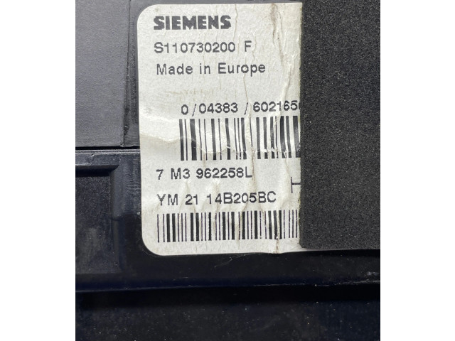 Блок предохранителей  7M3962258L, S110730200F   Volkswagen Sharan    